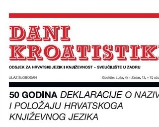 „Dani kroatistike“ 